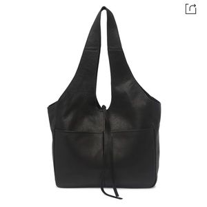 Lucky Brand Black Leather Hobo Bag